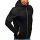 thumbnail image 3 of Gibobby Sudadera con cierre hombre Sudadera con capucha para hombre, casual, con bolsillos con cierre completa, sudadera de manga larga, chamarra deportiva(Negro,M), 3 of 5