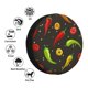 thumbnail image 4 of Fotbe Chili2 Funda de Llanta de Repuesto con Estampado, Engrosada, Ajuste Universal para Jeep, Remolque, RV, SUV, Camión-16 inch, 4 of 6