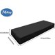 thumbnail image 4 of Funda protectora para teclado de piano de 76 teclas, funda protectora antipolvo para teclado electrónico para sintetizador de piano digital Yamaha Alesis Casio Roland - Funda elástica negra, 4 of 5