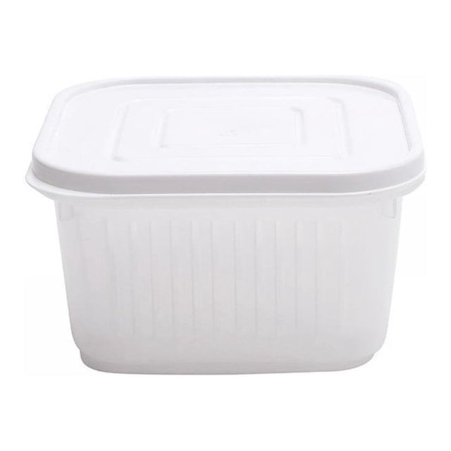 Ginger Garlic And Onion Storage Box Household Portable Square Plastic Transparent Water Storage Bowl Refrigerator Sealed
