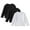 White, variant on Ulanda Toddler Boys Long Sleeve Shirts 3 Pack Cotton T-Shirt for 2-6 Years ( Red, 2-3 Years)