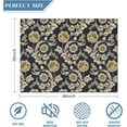 thumbnail image 5 of Office Chair Mat for Hardwood Floor Floral 36"x48" Computer Gaming Chair Mat Anti-Slip Office Rugs Floor Protector for Rolling Chairs Under Desk Rug for Home Office, 5 of 5