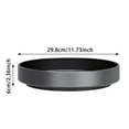 thumbnail image 3 of PEACNNG 3pcs Acacia Wood Lazy Susan Turntable Organizer Round Wooden Kitchen Countertop Rotating Spice Rack With Steel Sides 9/7/6 Inch Storage for Dining Table Cabinet Cupboard Pantry Re, 3 of 7