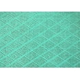 thumbnail image 1 of Ahgly Company Indoor Rectangle Oriental Turquoise Blue Industrial Area Rugs, 3' x 5', 1 of 4