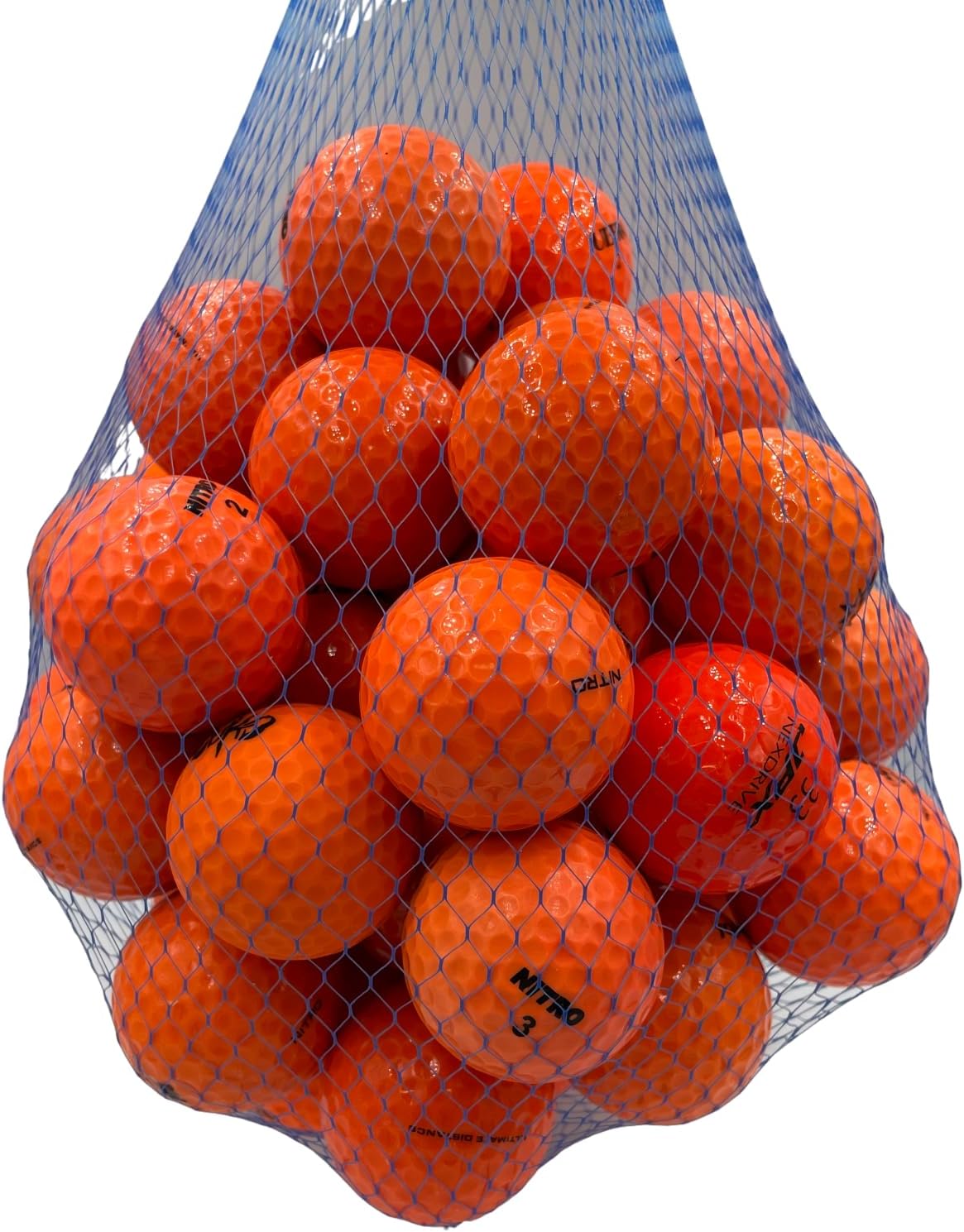 Golf Ball Planet - 50 Pack Orange Recycled Golf Balls (4A / Near Mint)