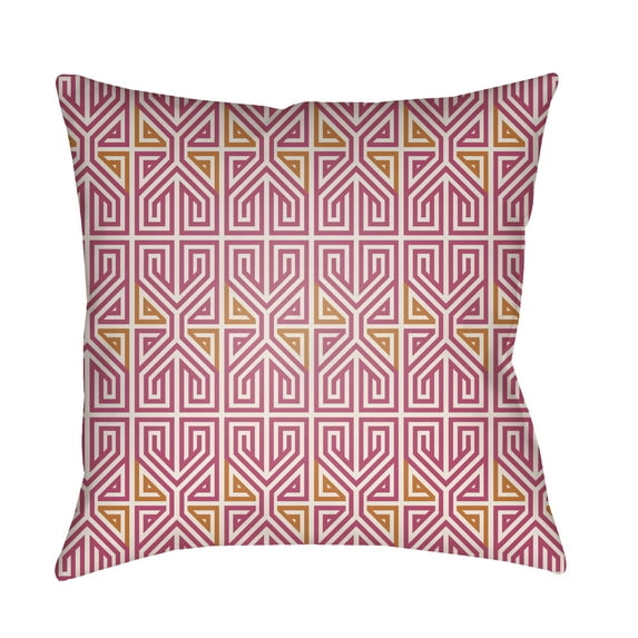 Artistic Weavers LOTA1250-1616 Lolita Square Pillow, Hot Pink & Tangerine - 16 x 16 ft.