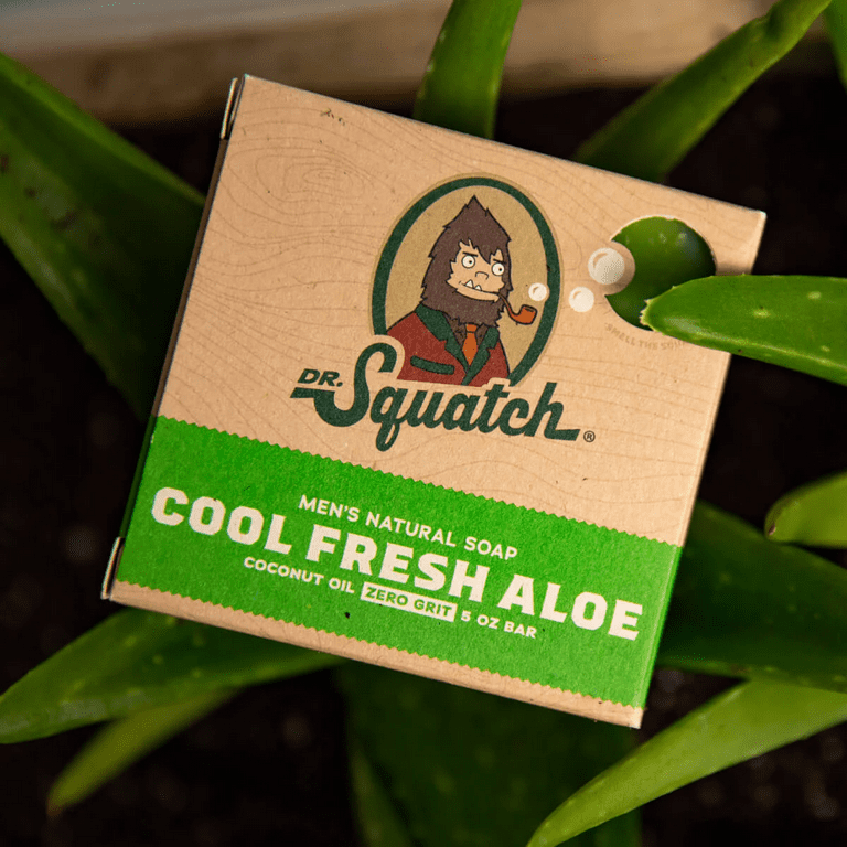 Dr. Squatch Natural Bar Soap, Cool Fresh Aloe, 5 oz