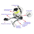 thumbnail image 2 of Btafrte Mini Pesca Baitcasting Portátil 4 3/1 Accesorios Pesca Bolsillo Al Aire Libre, 2 of 9