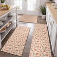 thumbnail image 2 of Pink Christmas Gingerbread and Tree Pattern Kitchen Rugs Sets Of 3,Kitchen Runner Rugs Non Skid Washable,Decorative Kitchen Floor Mats for Kitchen,Sink,Laundry,17"x30"+ 17"x47" + 17"x59", 2 of 6