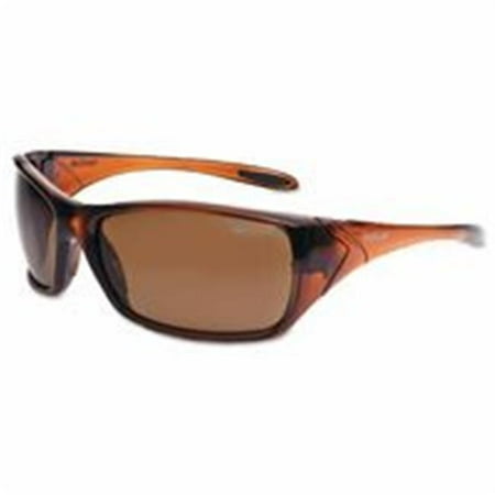 

Bolle Safety 286-40153 Voodoo Safety Glasses Polarized Polycarb Anti-Scratch Anti-Fog Lenses Brown
