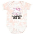 thumbnail image 3 of Inktastic Nana and Pappy Love Me Grandchild Unicorn Girls Baby Bodysuit, 3 of 5