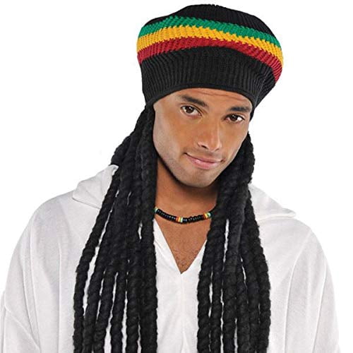 Black Wig Bob Marley Costume 