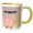 Yellow/White, variant on 3drose, Scarlett- Girls Names Ladybug, 11oz Two-tone Yellow Mug