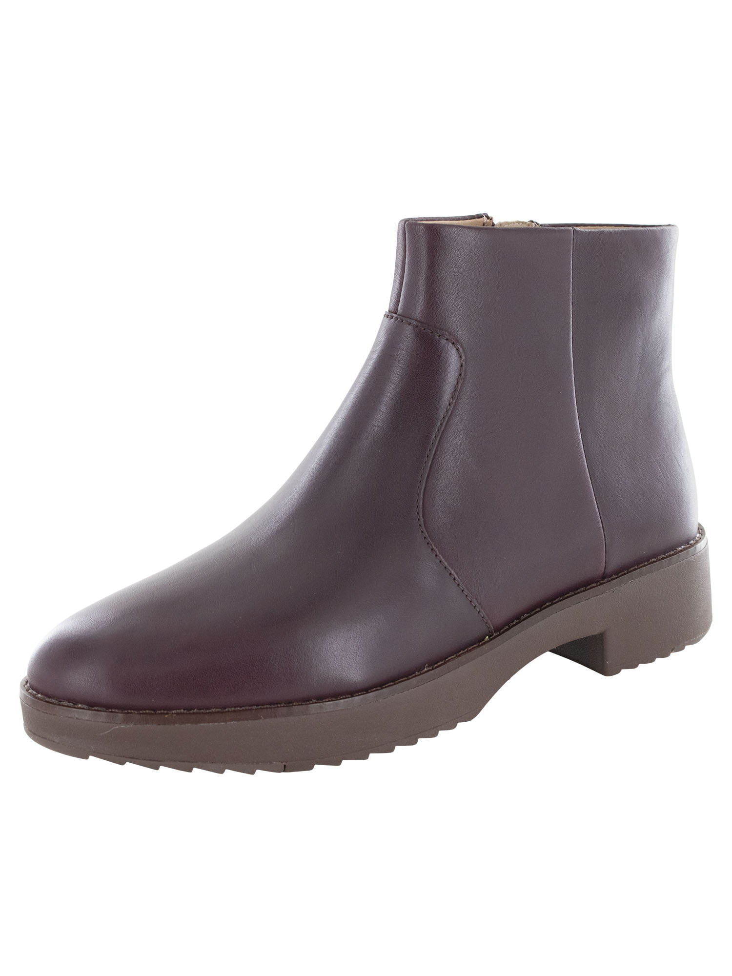 Womens Leather Ankle Boot Shoes, Lingonberry, US 5 - Walmart.com