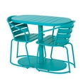 thumbnail image 2 of Elegant Iron Bistro - Teal Matte For Garden Bright, 2 of 7