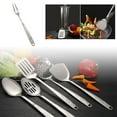 thumbnail image 2 of Catégorie de Produits Ustensiles de Cuisine Titre de Produit Ménager Ensemble de Pièces de Cuisine Non en Acier Inoxydable Incluant Cuillère à Riz et Cuillère à Soupe Spatule de Friture Épaissie et Allongée pour la Cuisine Quotidienne, 2 of 4