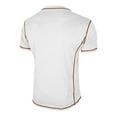 thumbnail image 4 of ZunFeo Classic White Mens Cotton Henley Shirt - Soft Breathable Knit Short Sleeve Tee with Contrast Stitching, Casual Button Henley Top,Size 2XL, 4 of 5