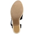 thumbnail image 4 of Sun + Stone BLACK Women's Fey Espadrille Dress Sandals, US 6M, 4 of 4