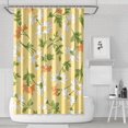 thumbnail image 1 of Ensemble de Rideau de Douche avec Doublure à Boutons-Pression, Tournesols Sauvages Rustiques Botaniques (4) Rideaux de Douche Doublure de Douche Imperméable, Rideaux de Salle de Bain en Polyester Décoratifs, 72x72 Pouces, 1 of 4
