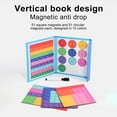 thumbnail image 5 of Magnetic Fraction Demonstration Book, Magnetic Fraction Tiles, Fractions Manipulatives, Score Disk Demonstrator Math Puzzle Learning Building Block Set (C), 5 of 9