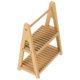 thumbnail image 1 of Mini Dollhouse Shelf Wooden Storage Organizing Small Items Light Brown 1Pcs, 1 of 5