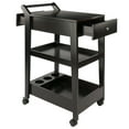 thumbnail image 2 of Winsome Wood Jeston Entertainment Cart, Espresso Finish, 2 of 3