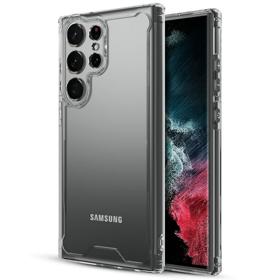 Shockproof Tough Snap-on Case for Samsung Galaxy S23 Ultra - Clear
