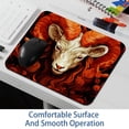 thumbnail image 6 of Aries Constellation Square Desk Mat Gaming Mouse Pad, 8.3x9.8 Inch Non-Slip Rubber Bottom Printed Design - Suitable for Office and Gaming, 6 of 6