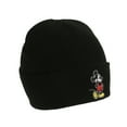 thumbnail image 3 of Mickey Mouse Mickey Embroidery Black Acrylic Knit Standard Cuff Beanie, 3 of 6