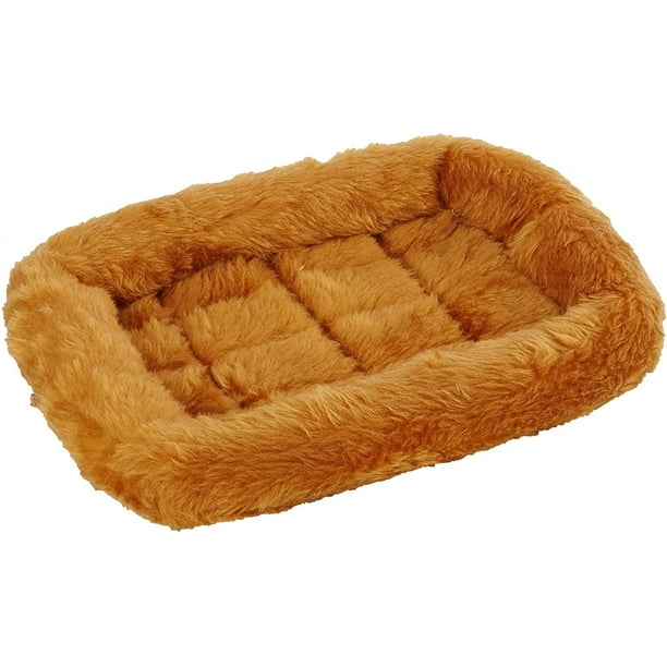 Cama para mascotas Cinnamon de 15,7 pulgadas con cómodo cojín | Ideal para razas pequeñas y se adapta a una jaula de 18 pulgadas | Fácil mantenimiento, se puede lavar y secar a máquina