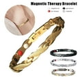 thumbnail image 4 of Pulsera magnética ajustable Jumpingount de aleación para hombres Con textura de dragón, 4 of 6