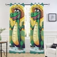 thumbnail image 6 of Cartoon Crocodile with Hat Blackout Curtains W82 x L52 1 Panel Window Curtain for Bedroom Living Room, 6 of 7