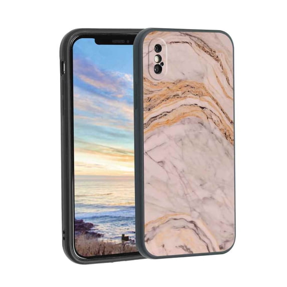 Compatible with iPhone XS Max Phone Case, Marble-143 Case Men Women, Flexible Silicone Shockproof Case for iPhone XS Max