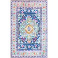 thumbnail image 1 of Unique Loom Tapis de Bordure de Médaillon Revival 3' 6 x 5' 6 Rectangle Bleu/teal, 1 of 1