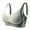 Green, variant on Dealovy Sports Bras for Women Wireless Push up Workout Gym Bras Adjustable Strap Full Coverage Yoga Bras