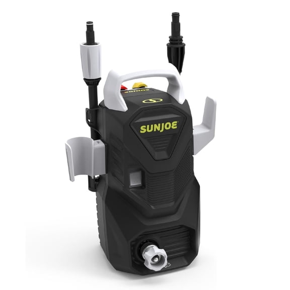 Sun Joe Electric Pressure Washer with Foam Cannon, 1500 PSI, 1.1 GPM, SPX1500-Q, Black