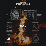 Gas ONE 200,000 BTU Propane Burner with Cover Single Burner Outdoor Burner Camp Stove Propane Gas