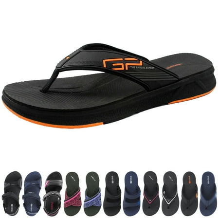 

GP EVA Anti-Fatigue Flip-flops Sandals: Light Weight Wataerporrf Slip-resistant