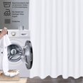 thumbnail image 3 of Forro de cortina de ducha de material de microfibra, ojales de metal a prueba de óxido para mayor durabilidad y facilidad de instalación, revestimiento impermeable que evita el crecimiento de moho, 3 of 6