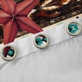 thumbnail image 4 of Castle Fairy Western Aztec Black Out Curtains,Texas Star Curtains Pack of 2 (42x63 Each), 4 of 6