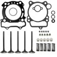 thumbnail image 2 of Cylinder Head Engine Intake & Exhaust Valve Gasket Springs Cotters Kit For Yamaha YZ250F WR250F 2001-2013 2002 2003 2004 2005, 2 of 5