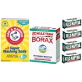 thumbnail image 1 of Kit de jabón para lavar ropa Fels Naptha, 4 barras, 20 Mule Team Borax, 65 oz, 1 of 4