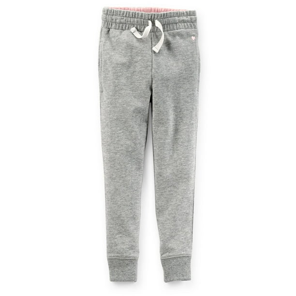 Carter's Little Girls' French Terry Grey Sweatpants , 5 Kids