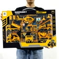 thumbnail image 2 of KOYPTL Construction Toys Set for 3 4 5 yr boys, 14 PCS with Crane & Excavator, Mini Vehicles, Road Signs, Cones, Boulders & Barricades, STEM Toy Christmas Gifts for Kids for Kids Ages 3 +, 2 of 8
