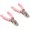 Pink*2, variant on Yippzo 1/4 inch Single Hole Punch Metal Handheld Small Paper Punch with Soft Grip Handle for Circle Holes for DIY Craft Tag in Home, Office, Classroom
