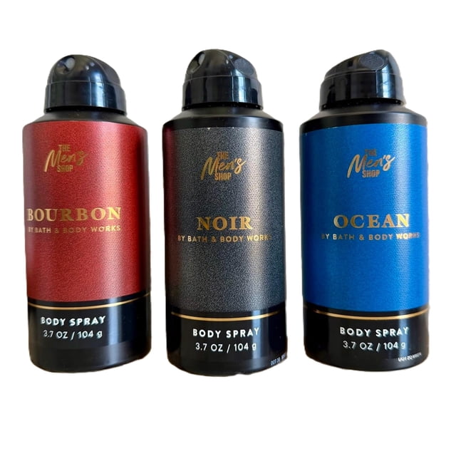 Body Spray Bath & Body Works The Men's Shop, paquete de 3