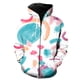 thumbnail image 1 of Sudadera con capucha y cremallera para hombre, diseño de grafiti de arte abstracto, estilo urbano, estilo Harajuku, primavera, de gran tamaño, con capucha, divertida, de manga larga., 1 of 6