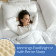 thumbnail image 4 of Everyday Home Egg Crate Foam Mattress Topper – Twin XL Bed Pad, 4 of 6