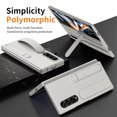 thumbnail image 2 of for Samsung Galaxy Z Fold 4 Case, Stylish Wristband Kickstand Silicone Screen Protector Drop Protective Skin-Friendly Shockproof Folding Case Cover for Samsung Galaxy Z Fold 4, White, 2 of 7