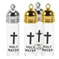 thumbnail image 3 of Botellas de agua bendita de vidrio para bautismo cristiano, ceremonias religiosas, recipientes vacíos de agua bendita pequeños rellenables, 4 Uds., 3 of 7